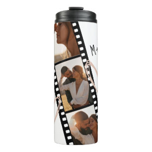 3 Photo Friends Couple BFF Trendy Film Minimalist Thermal Tumbler