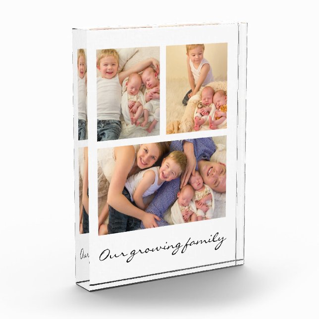 3 Photo Growing Family Photo  (Left)