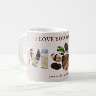 3 Photo Paws Fur Dog Mum Personalised Mug