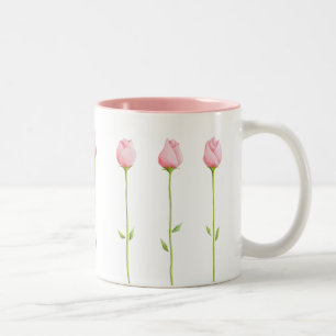 3 Pink Rosebuds Mug