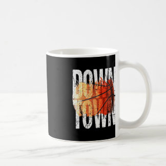 3 Point Shot Basketball Graphic - Downtown  Coffee Mug