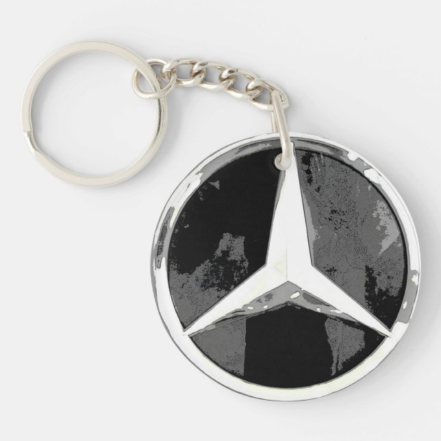 ~3 Pointed Star~ KEYCHAIN, CUSTOMIZE IT! Key Ring (Front)