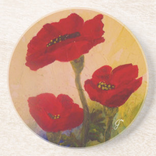 3 Poppies Coaster