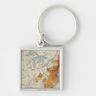 3 Population 1800 Key Ring