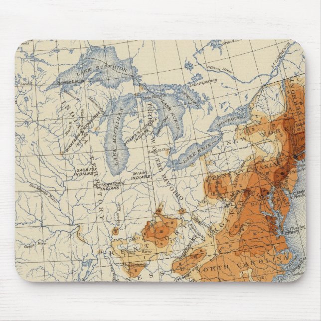 3 Population 1800 Mouse Mat (Front)