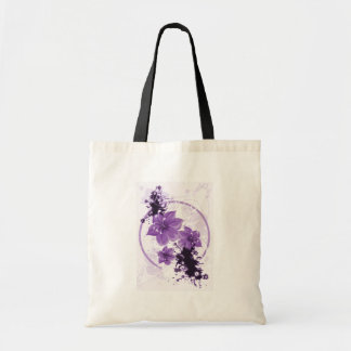 3 Pretty Flowers - Purple Tote Bag