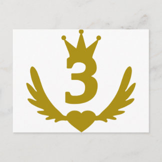 3-Real-Winged-Heart.png Postcard