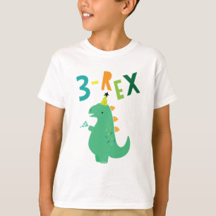 3-Rex Birthday Shirt