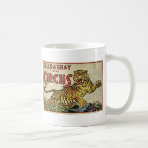 3 Ring Circus - circa 1930 distressed Coffee Mug