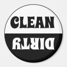 3" Round Dishwasher Clean Dirty Indicator Magnet
