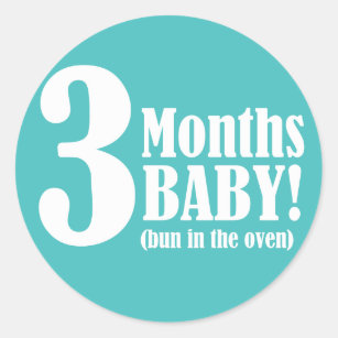 Baby Month Stickers, Zazzle