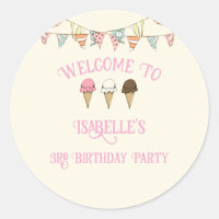 3 Scoops of Fun 3rd Birthday Ice Cream Party