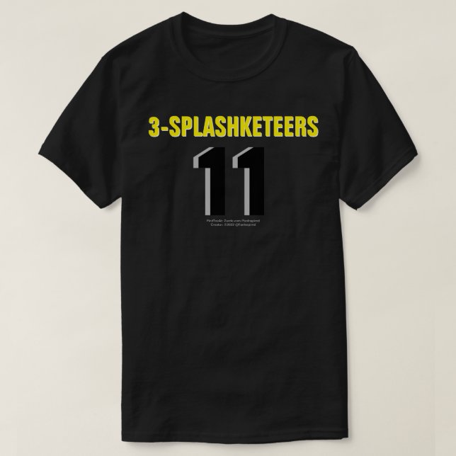 3-SPLASHKETEERS: 11 T-Shirt (Design Front)