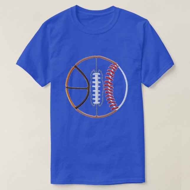 3 Sport Ball T-Shirt (Design Front)