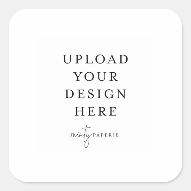 3" Square Label (Front)