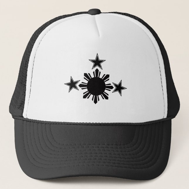 3 Stars and A Sun Trucker Hat (Front)