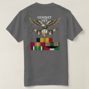 3 STARS COMBAT VET GULF WAR T-Shirt