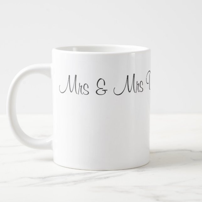 3 Style Mugs - Mrs & Mrs Dickinson 21.07.20xx (Left)