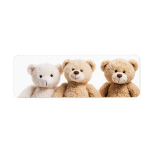 3 teddy bears