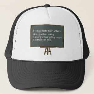 3 Things I Learned In School Trucker Hat