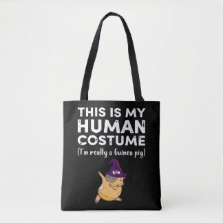 3 This My Human Costume I’m Really Guinea Pig Hall Tote Bag