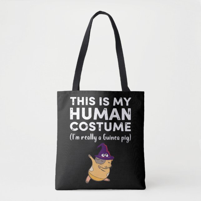 3 This My Human Costume I’m Really Guinea Pig Hall Tote Bag (Front)