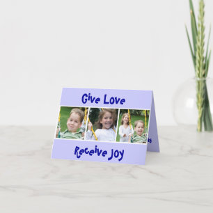 3 THOMASES, Give Love, Receive Joy Holiday Card