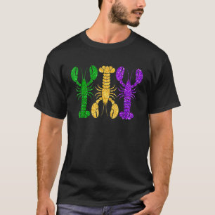 3 Three Crawfish Mardi Gras 2023 Carnival Party T-Shirt
