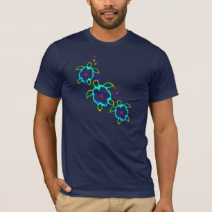 3 Tie Dyed Honu Turtles T-Shirt