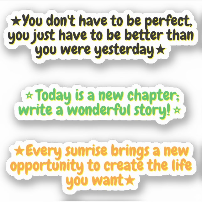 3 Todays Motivational Quotes | Inspirational  (Front)