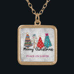 3 trees gold plated necklace<br><div class="desc">a</div>