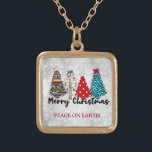 3 trees gold plated necklace<br><div class="desc">a</div>