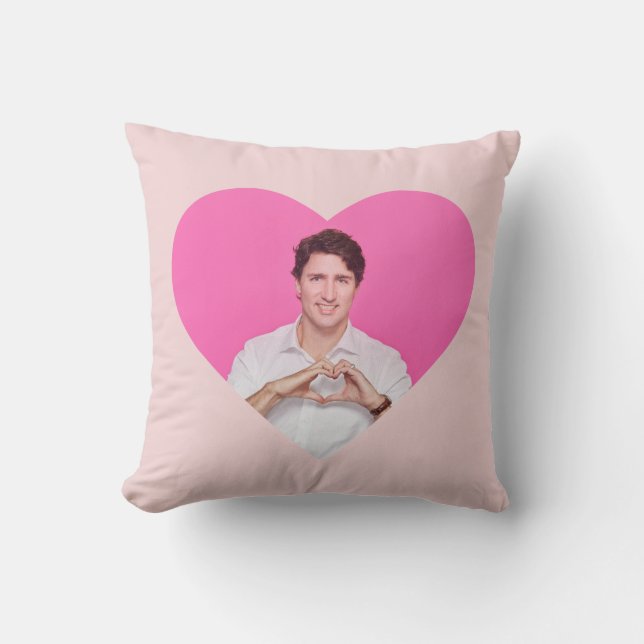 <3 Trudeau Pillow (Front)