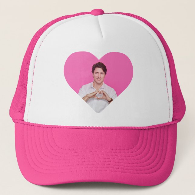 <3 Trudeau Trucker Hat (Front)