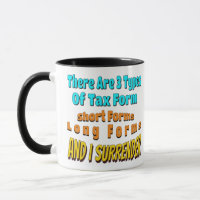 3 Types Of Tax Form - Humorous Accountant Mug