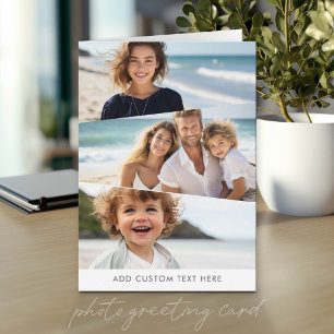 3 Uneven Photo Collage - Funky Quadrilateral Art Card