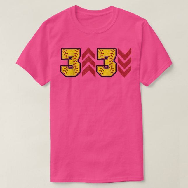 3 Up 3 Down Funny Softball Lovers Gift  T-Shirt (Design Front)