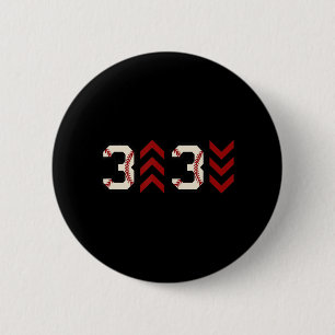 3 up 3 down  Three Up Three Down Baseball Softball 6 Cm Round Badge