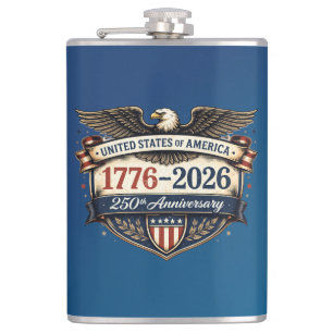 #3 USA. Keepsake Hip Flask