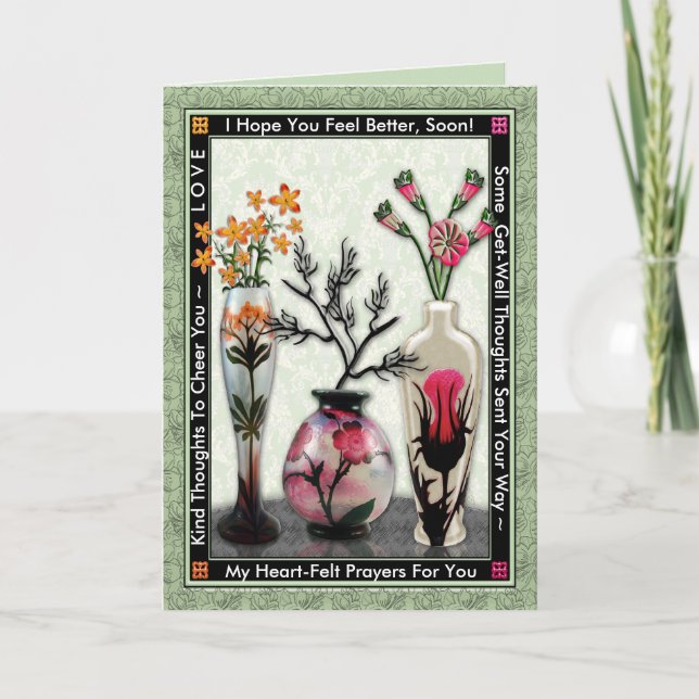 3 Vases Card (Front)