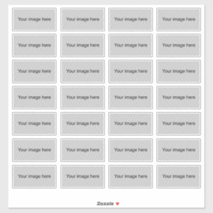 3" wide stickers - 28 sticker sheet