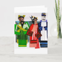 3 Wise Men Cubist Christmas