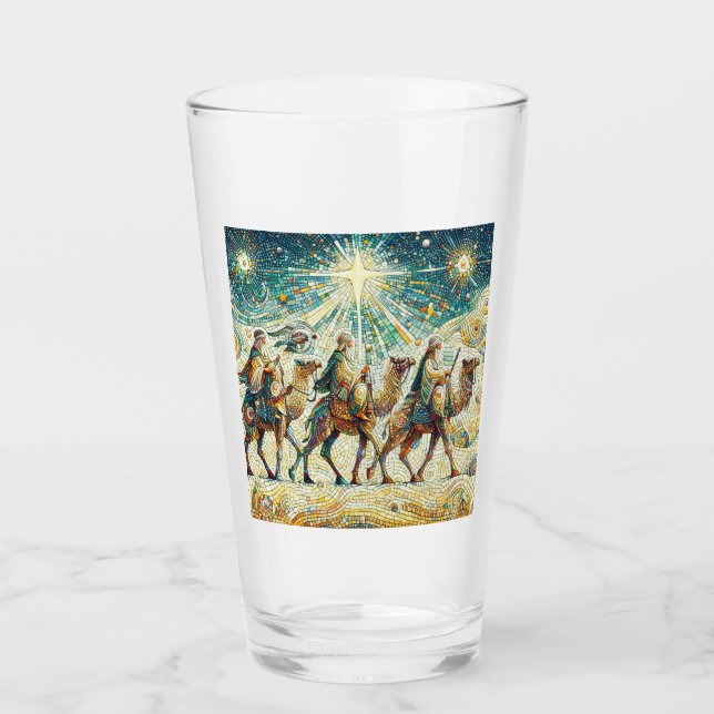 3 Wise men Glass (Front)
