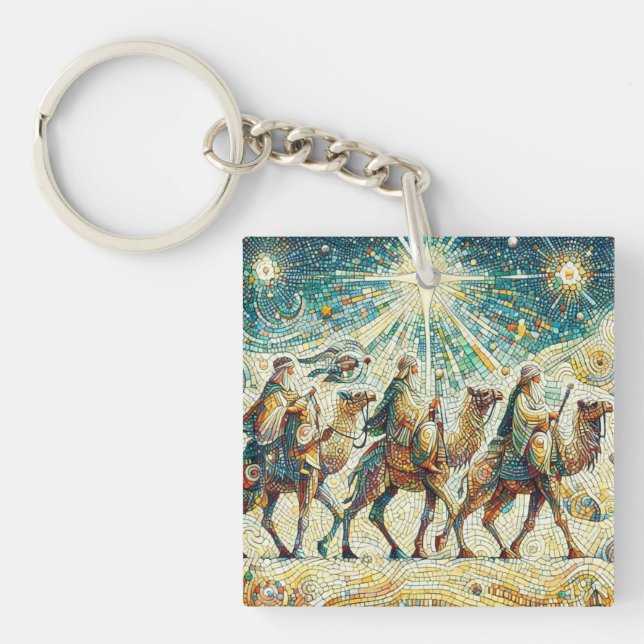 3 Wise men Key Ring (Front)