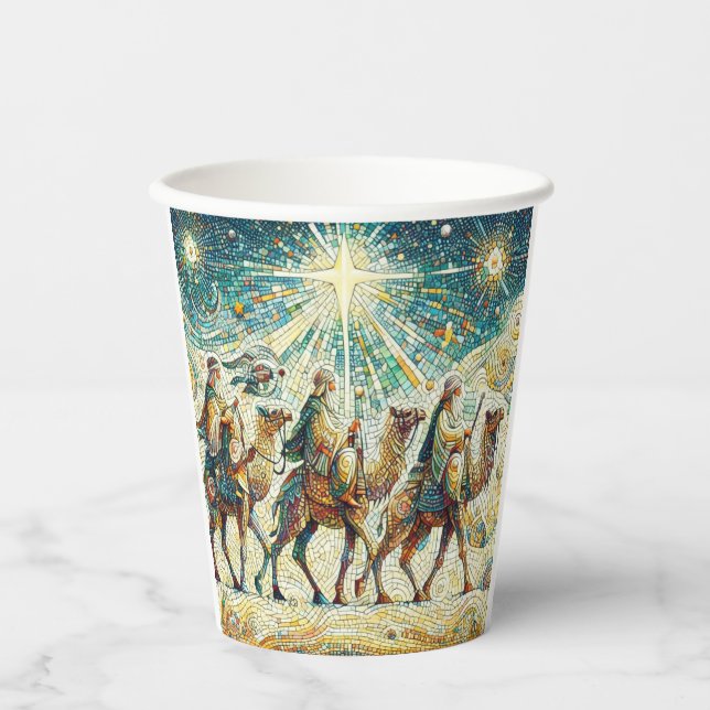 3 Wise men Paper Cups (Front)
