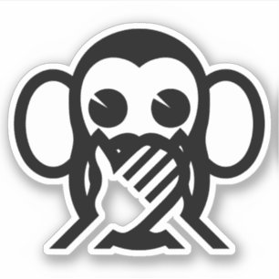 3 Wise Monkeys Iwazaru 言わざる Speak NO Evil 