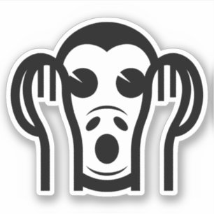 3 Wise Monkeys Kikazaru 聞かざる Hear NO Evil Emoji
