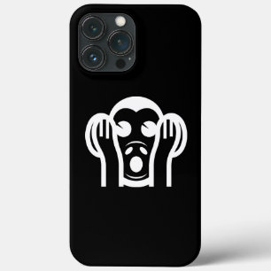 3 Wise Monkeys Kikazaru 聞かざる Hear NO Evil Emoji iPhone 13 Pro Max Case