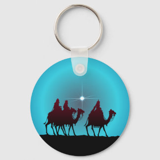 3 WISEMEN & STAR by SHARON SHARPE Key Ring