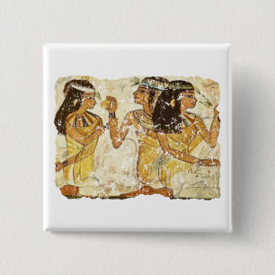 3 women 15 cm square badge